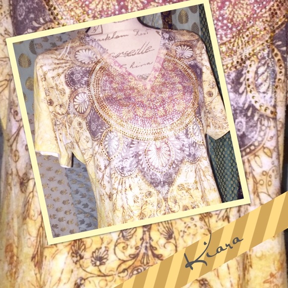 Kiara Tops - 😮 Western Bling Rockabilly Studded T-shirt HOT 🔥